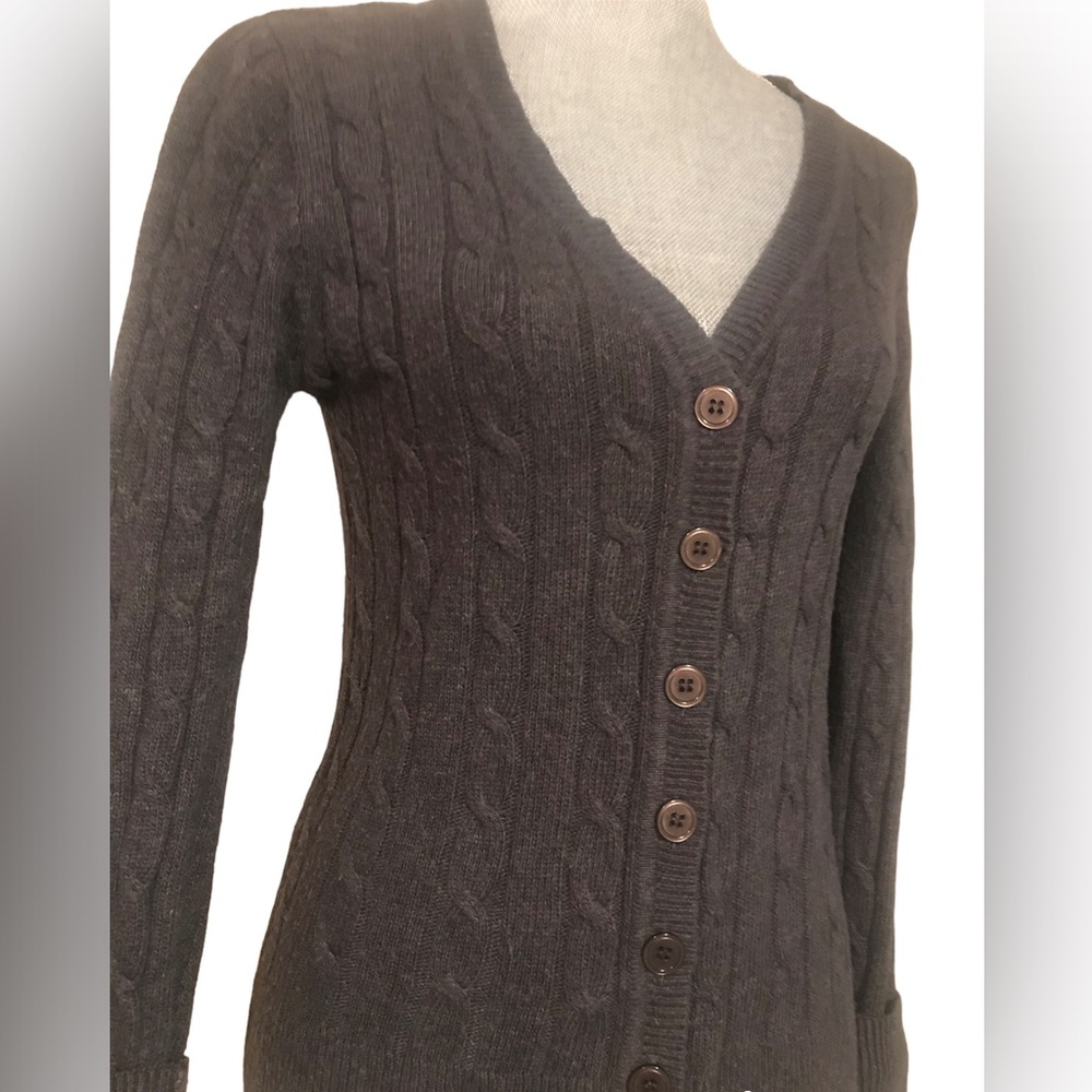 Pure Alfred Sung Button Up Sweater